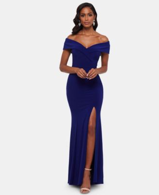 Xscape One Shoulder Prom Dress